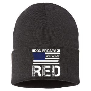 On Friday We Wear Red Sustainable Knit Beanie