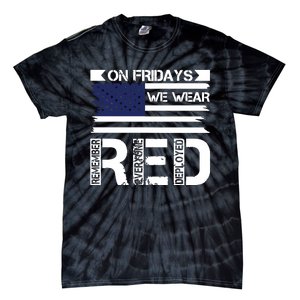 On Friday We Wear Red Tie-Dye T-Shirt