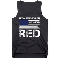 On Friday We Wear Red Tank Top