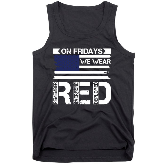 On Friday We Wear Red Tank Top