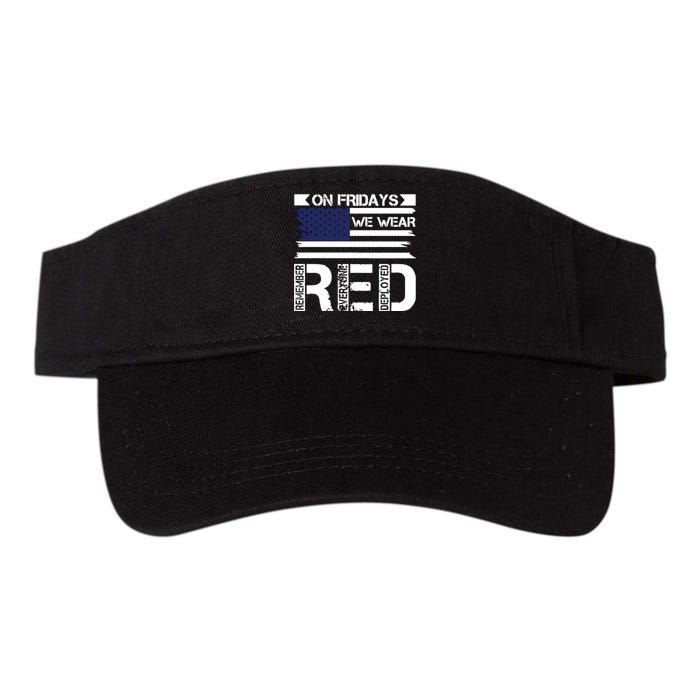 On Friday We Wear Red Valucap Bio-Washed Visor