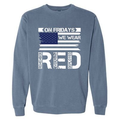 On Friday We Wear Red Garment-Dyed Sweatshirt