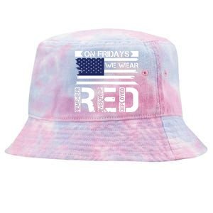 On Friday We Wear Red Tie-Dyed Bucket Hat