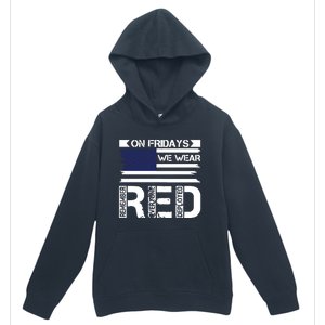 On Friday We Wear Red Urban Pullover Hoodie