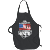 On Fridays We Wear RED Remember Everyone Deployed Apron