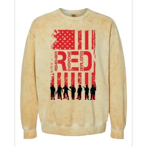 On Friday We Wear Red. Colorblast Crewneck Sweatshirt