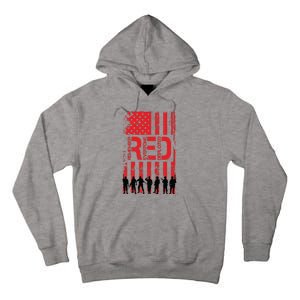 On Friday We Wear Red. Tall Hoodie