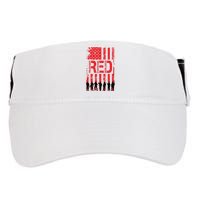 On Friday We Wear Red. Adult Drive Performance Visor