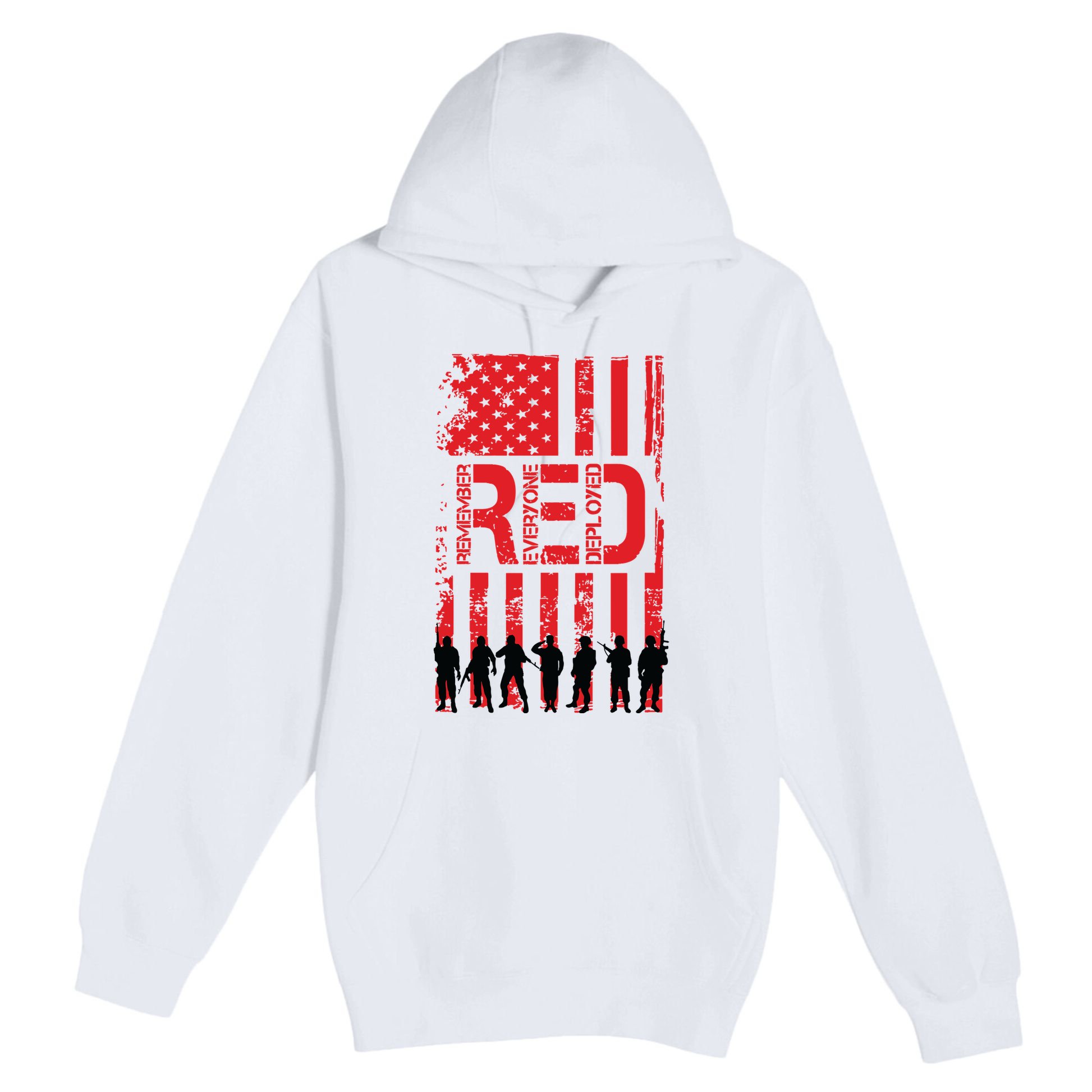 On Friday We Wear Red. Premium Pullover Hoodie