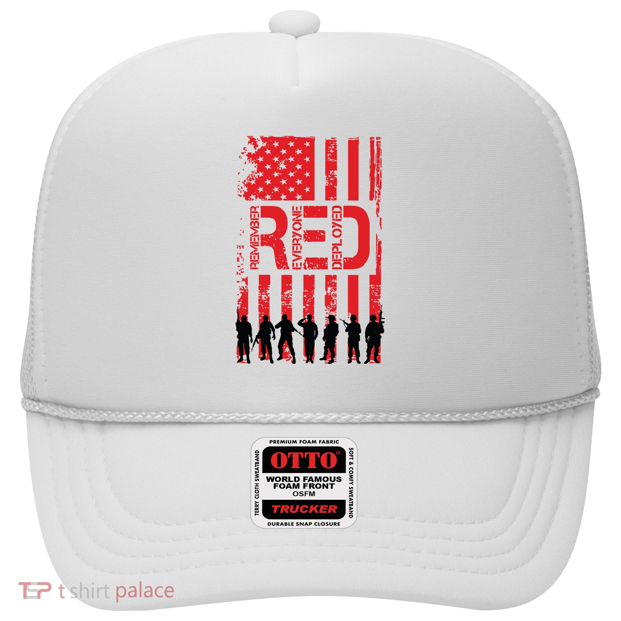 On Friday We Wear Red. Trucker Hat