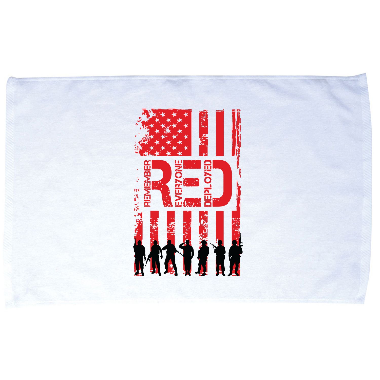On Friday We Wear Red. Microfiber Hand Towel