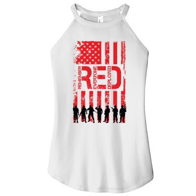 On Friday We Wear Red. Women's Perfect Tri Rocker Tank