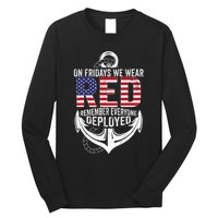 On Fridays We Wear Red Friday Long Sleeve Shirt