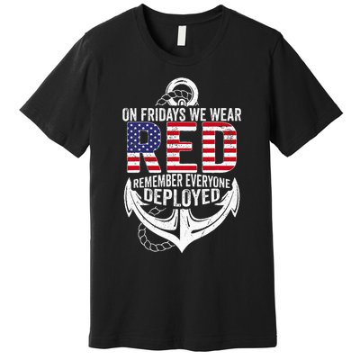 On Fridays We Wear Red Friday Premium T-Shirt