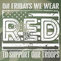 On Fridays We Wear Red To Support Our Troops Red Friday Legacy Tie Dye Trucker Hat