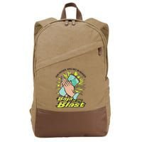 Our Father Who Art In Heaven Baja Be Thy Blast Cotton Canvas Backpack