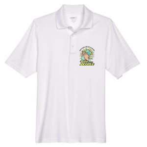 Our Father Who Art In Heaven Baja Be Thy Blast Men's Origin Performance Pique Polo