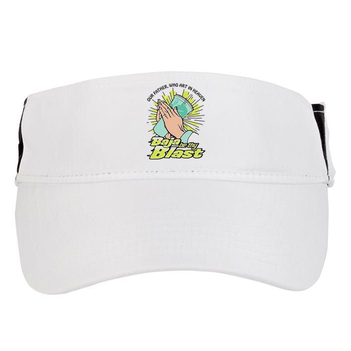 Our Father Who Art In Heaven Baja Be Thy Blast Adult Drive Performance Visor