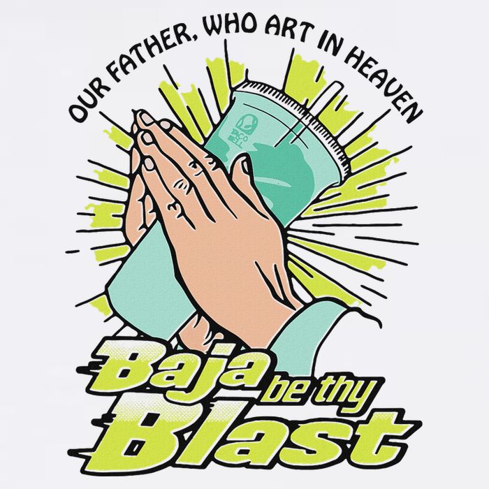 Our Father Who Art In Heaven Baja Be Thy Blast 15oz Campfire Ceramic Mug