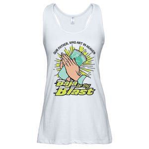 Our Father Who Art In Heaven Baja Be Thy Blast Ladies Essential Flowy Tank