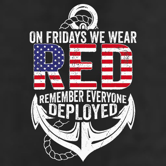 On Fridays We Wear Red Friday Navy Gift Distressed 11oz C Handle Ceramic Mug