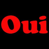 Oui French Yes Red Retro 90s City Backpack