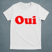 Oui French Yes Red Retro 90s T-Shirt