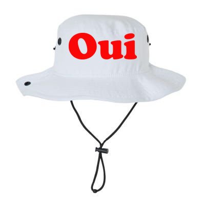 Oui French Yes Red Retro 90s Bucket Hat
