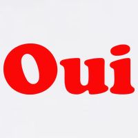 Oui French Yes Red Retro 90s Wool Snapback Cap