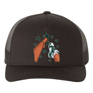 Oxidized Green 4s Streetwear Girl Love Matching Yupoong Adult 5-Panel Trucker Hat