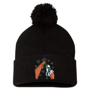 Oxidized Green 4s Streetwear Girl Love Matching Pom Pom 12in Knit Beanie