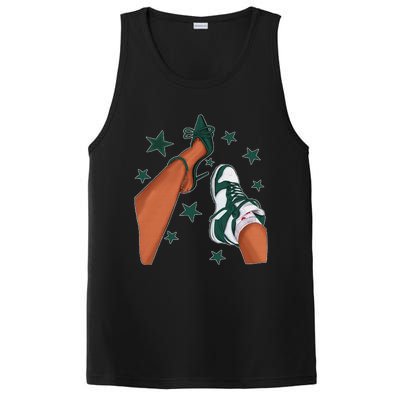 Oxidized Green 4s Streetwear Girl Love Matching PosiCharge Competitor Tank