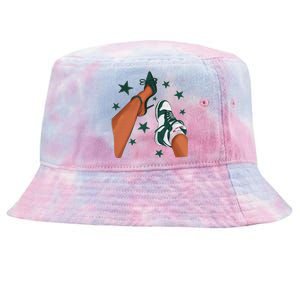 Oxidized Green 4s Streetwear Girl Love Matching Tie-Dyed Bucket Hat