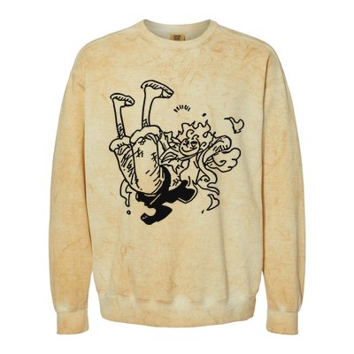 Onepiecedaiiys Gear 5 Floating In Air Essential Colorblast Crewneck Sweatshirt