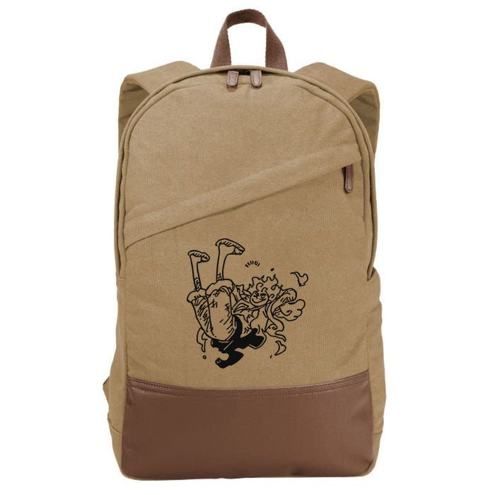 Onepiecedaiiys Gear 5 Floating In Air Essential Cotton Canvas Backpack