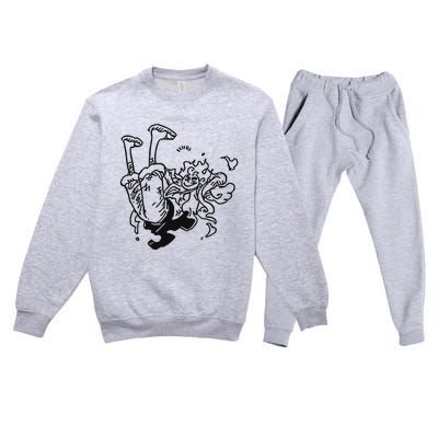 Onepiecedaiiys Gear 5 Floating In Air Essential Premium Crewneck Sweatsuit Set