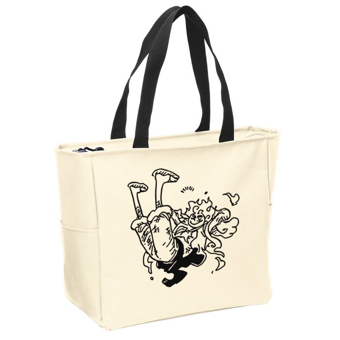 Onepiecedaiiys Gear 5 Floating In Air Essential Zip Tote Bag