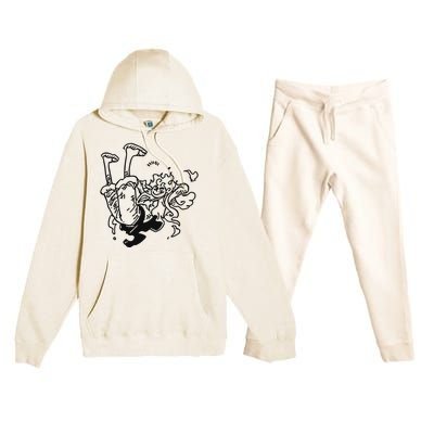 Onepiecedaiiys Gear 5 Floating In Air Essential Premium Hooded Sweatsuit Set