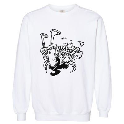 Onepiecedaiiys Gear 5 Floating In Air Essential Garment-Dyed Sweatshirt