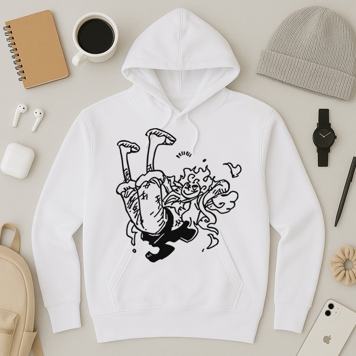 Onepiecedaiiys Gear 5 Floating In Air Essential Hoodie