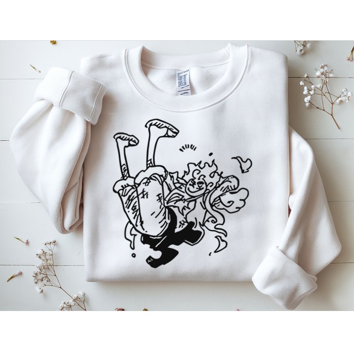 Onepiecedaiiys Gear 5 Floating In Air Essential Sweatshirt