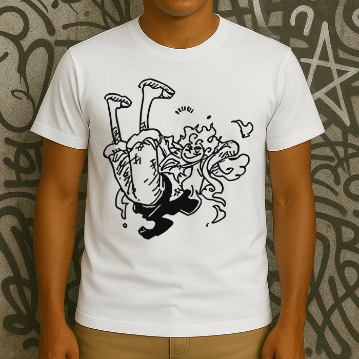 Onepiecedaiiys Gear 5 Floating In Air Essential T-Shirt
