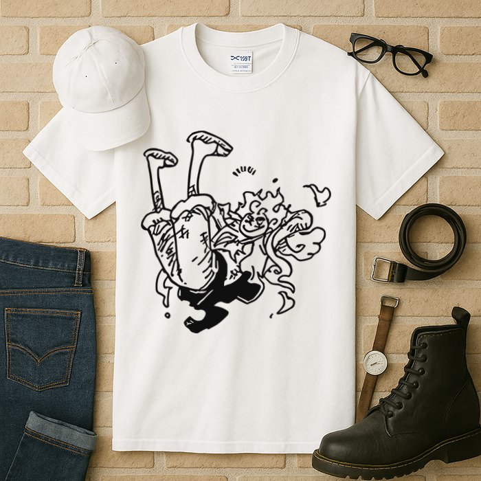 Onepiecedaiiys Gear 5 Floating In Air Essential Tall T-Shirt