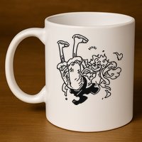 Onepiecedaiiys Gear 5 Floating In Air Essential 11oz C Handle Ceramic Mug