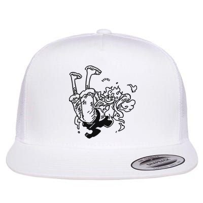 Onepiecedaiiys Gear 5 Floating In Air Essential Flat Bill Trucker Hat