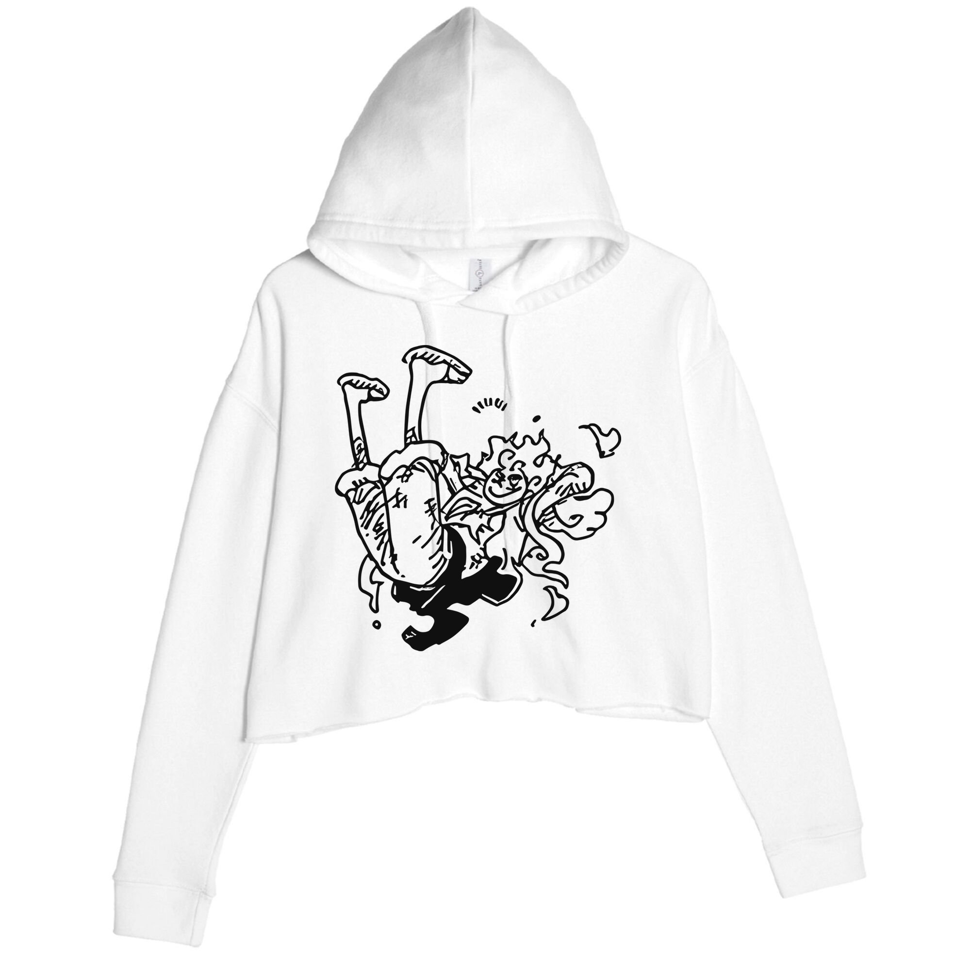 Onepiecedaiiys Gear 5 Floating In Air Essential Crop Fleece Hoodie