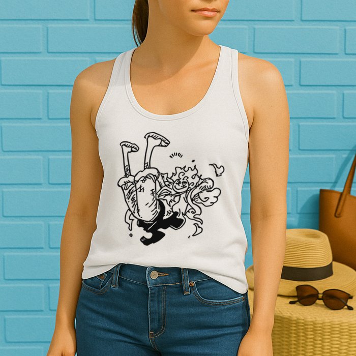 Onepiecedaiiys Gear 5 Floating In Air Essential Womens Tank Top
