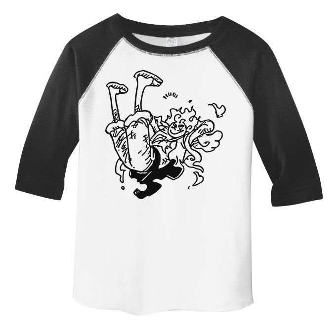 Onepiecedaiiys Gear 5 Floating In Air Essential Toddler Fine Jersey T-Shirt