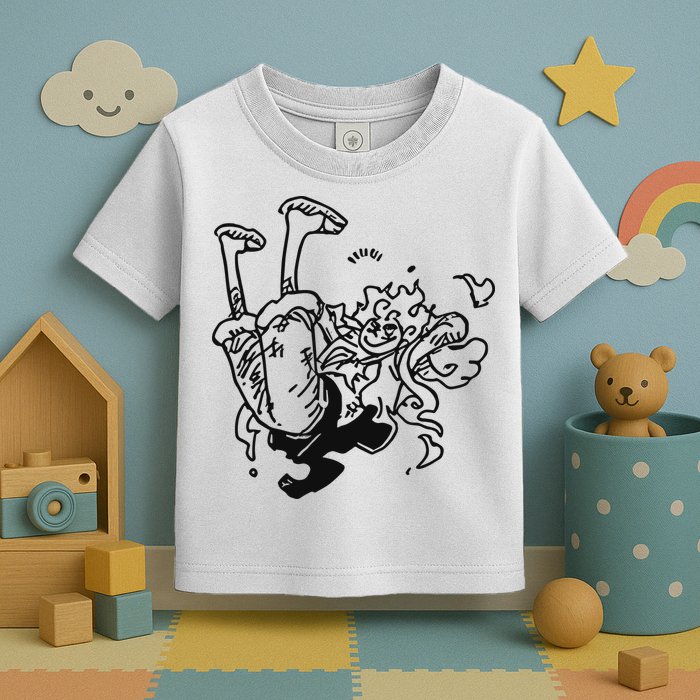 Onepiecedaiiys Gear 5 Floating In Air Essential Toddler T-Shirt