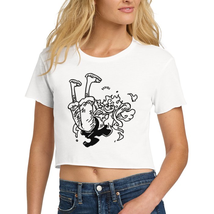 Onepiecedaiiys Gear 5 Floating In Air Essential Crop Top